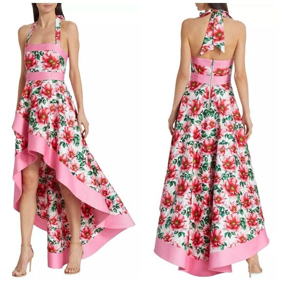 Alice + Olivia Florence Halter Dress US 2 $1195 - Picture 1 of 12